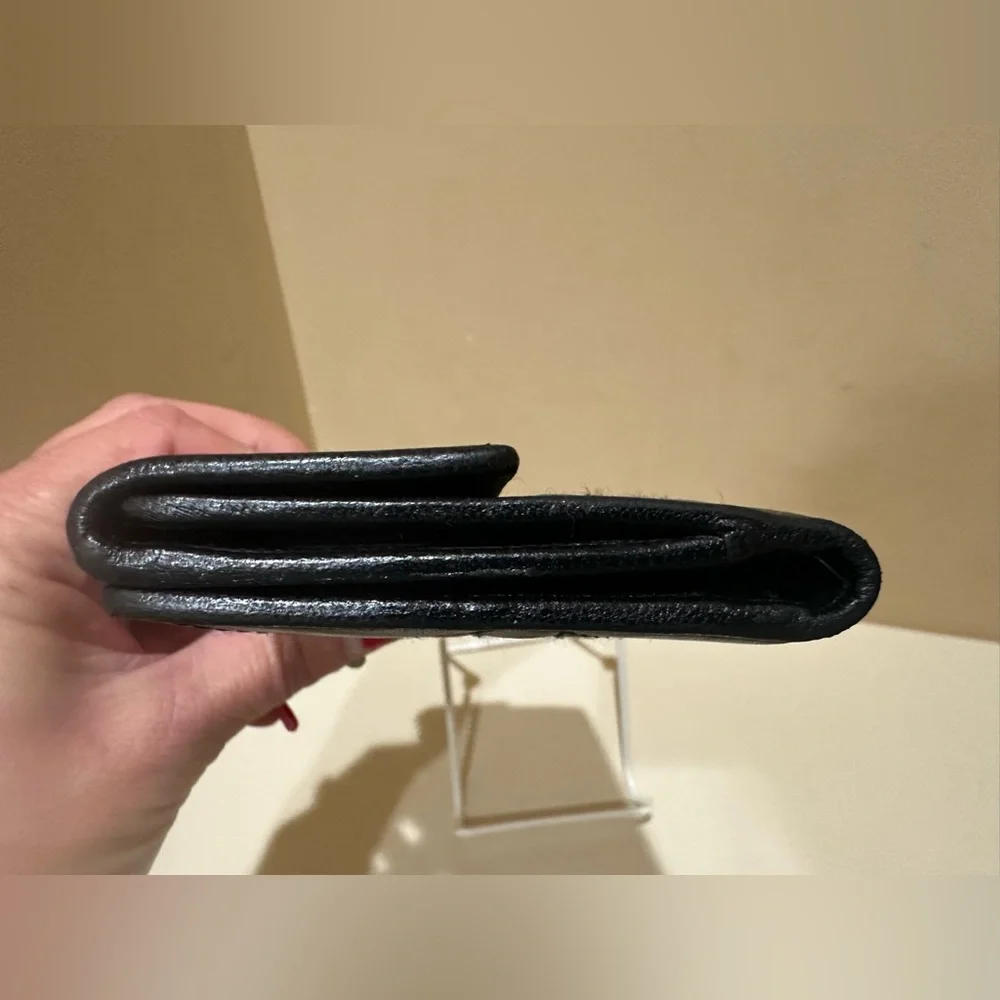Christian Dior Vintage Cannage Leather Long Wallet